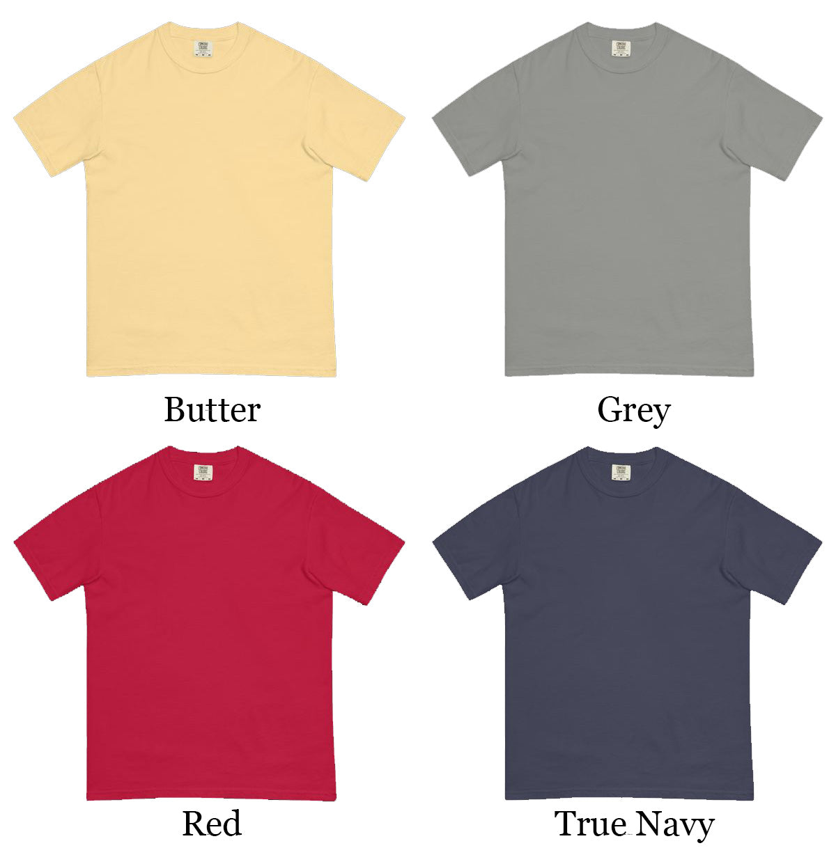 Comfort Colors® 1717 t-shirt Mockup Pack