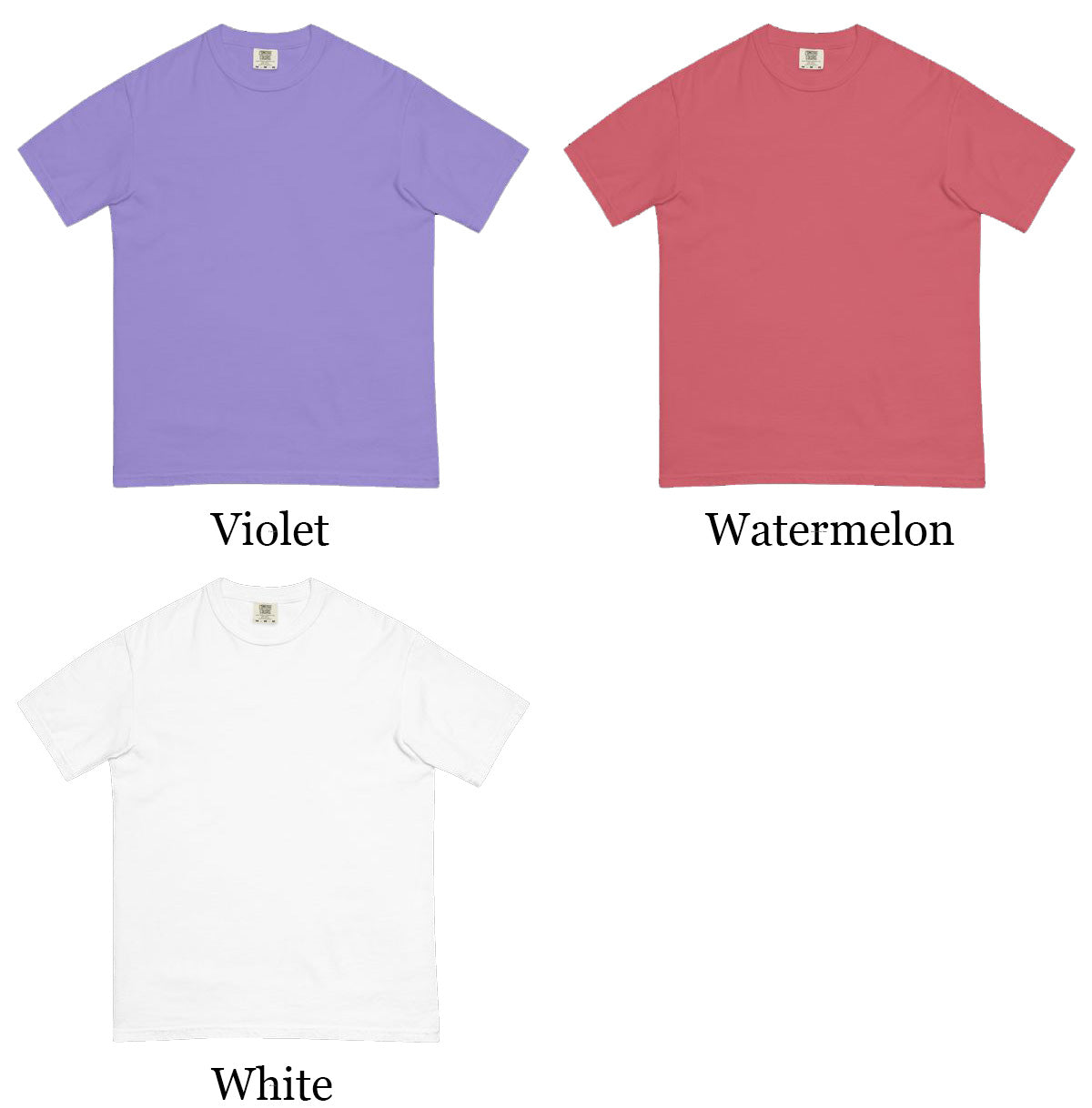 Comfort Colors® 1717 t-shirt Mockup Pack